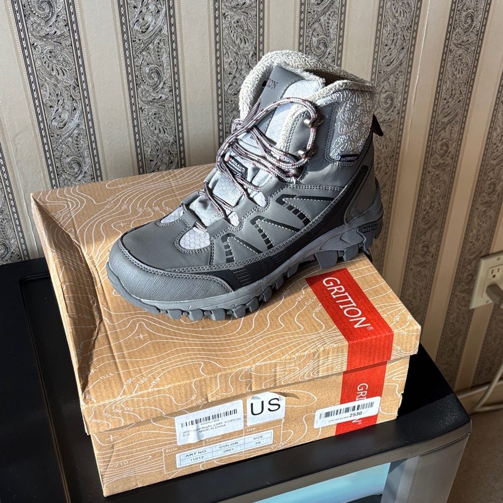 Women's Gray Hiking Boots